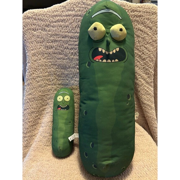 Cartoon Network Adult Swim Rick & Morty Pickle Rick Plush Pair - Picture 1 of 12